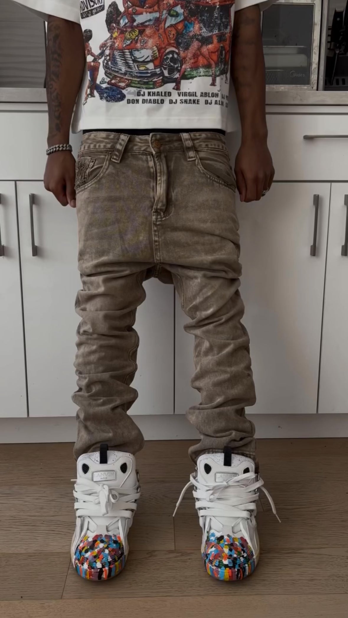 Kompy Classic Khaki Denim