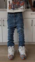Kompy Reverb Open Knee Denim